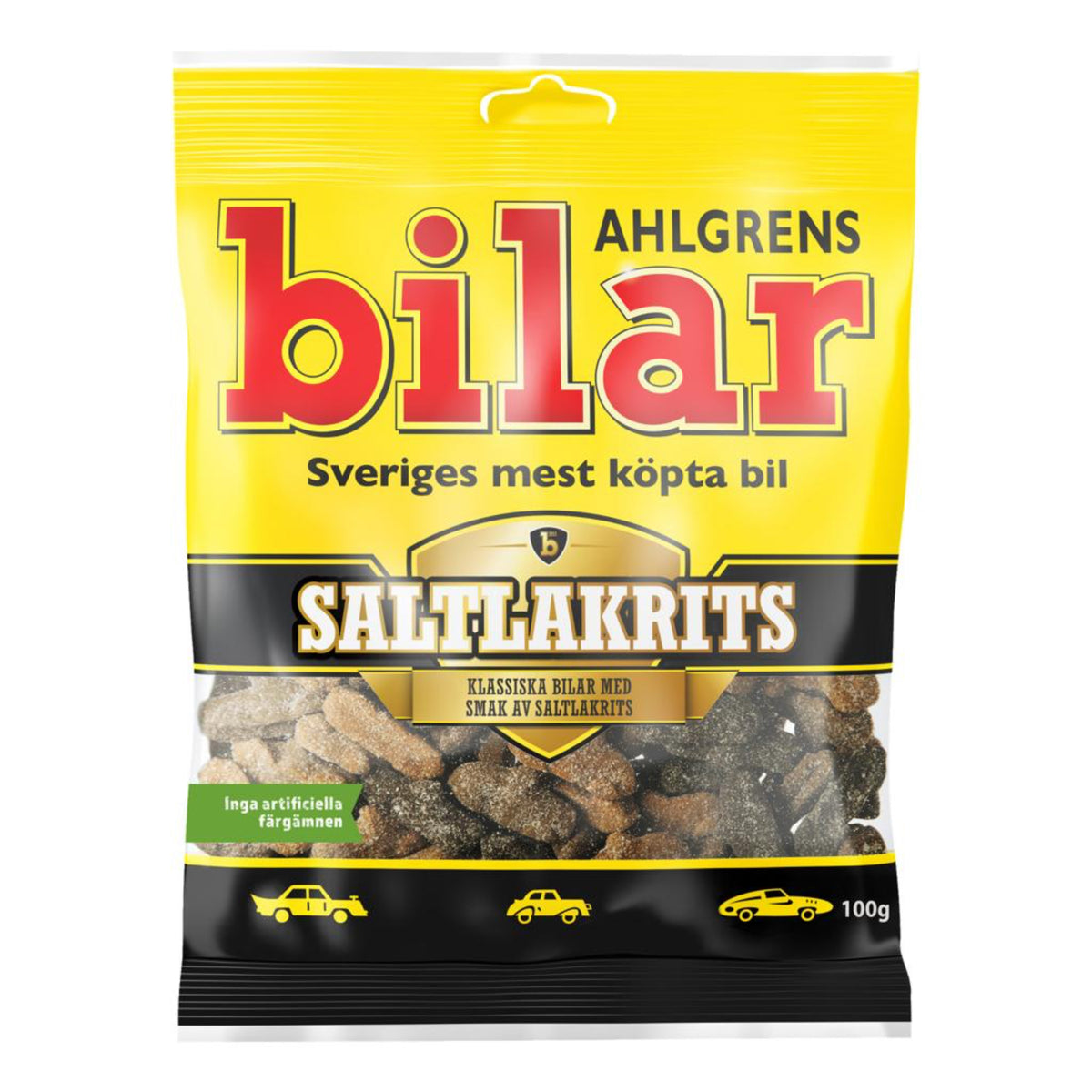 Ahlgren's Cars Salt Liquorice